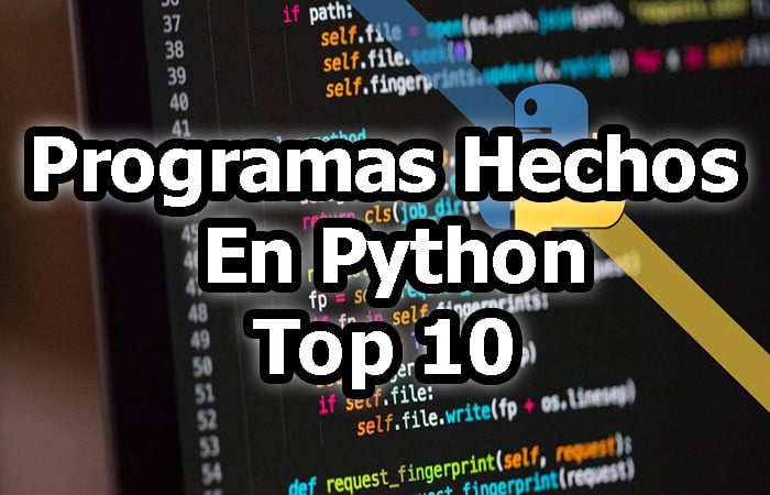 10 programmes réalisés en Python