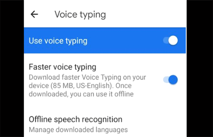 Comment activer la saisie vocale sur Android