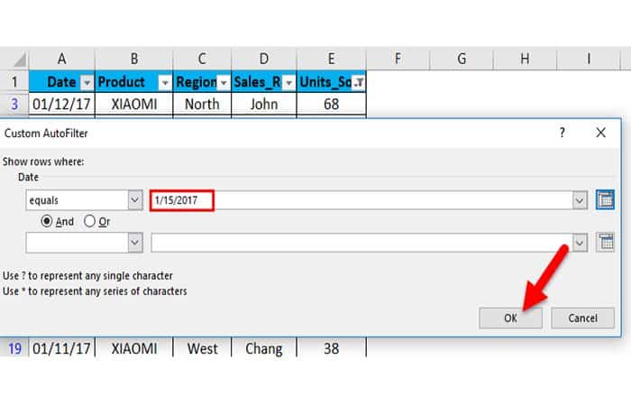 Come inserire filtri in Excel 39