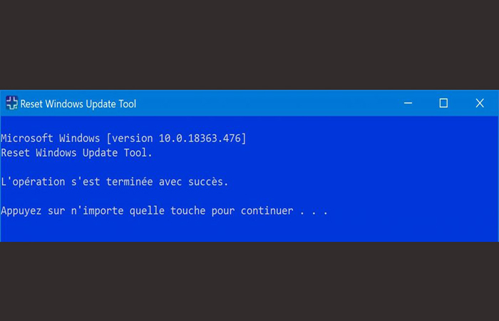 Ripara il danneggiamento del database di Windows Update
