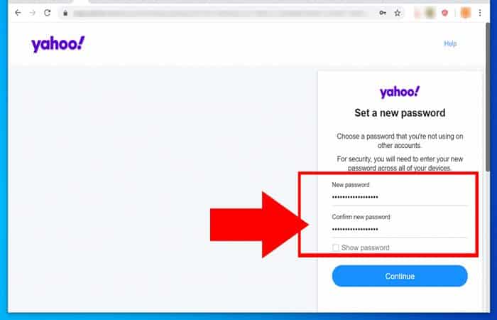 Comment changer le mot de passe sur Yahoo!