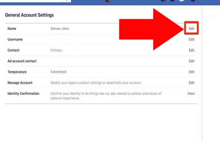 Comment changer le nom d'une page Facebook