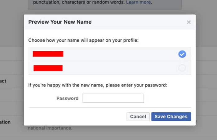 Como renomear uma página no Facebook 3