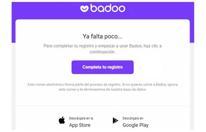 créer un compte sur Badoo