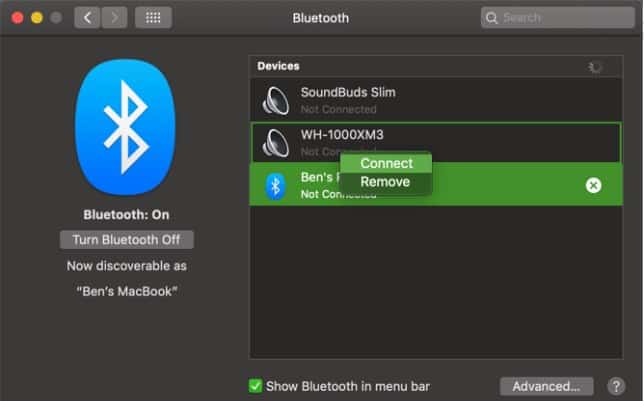So schalten Sie Bluetooth auf Ihrem Mac ein