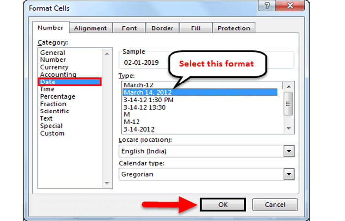 Comment mettre la date dans Excel 44