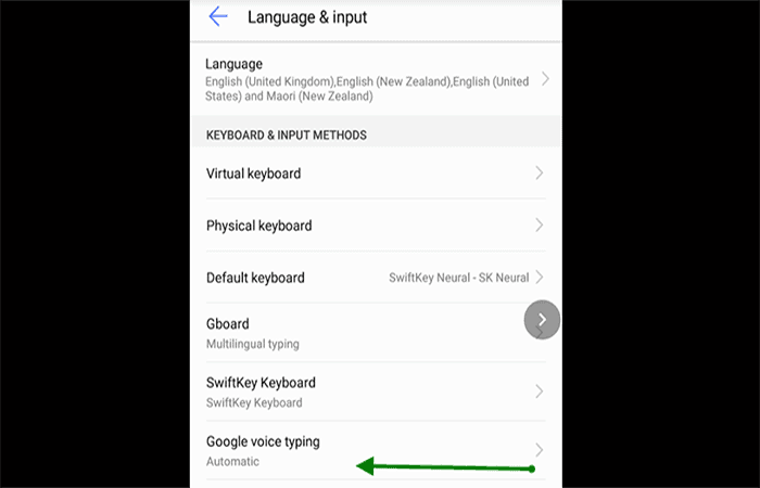 So aktivieren Sie die Spracheingabe unter Android