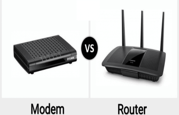 Modem vs. Router